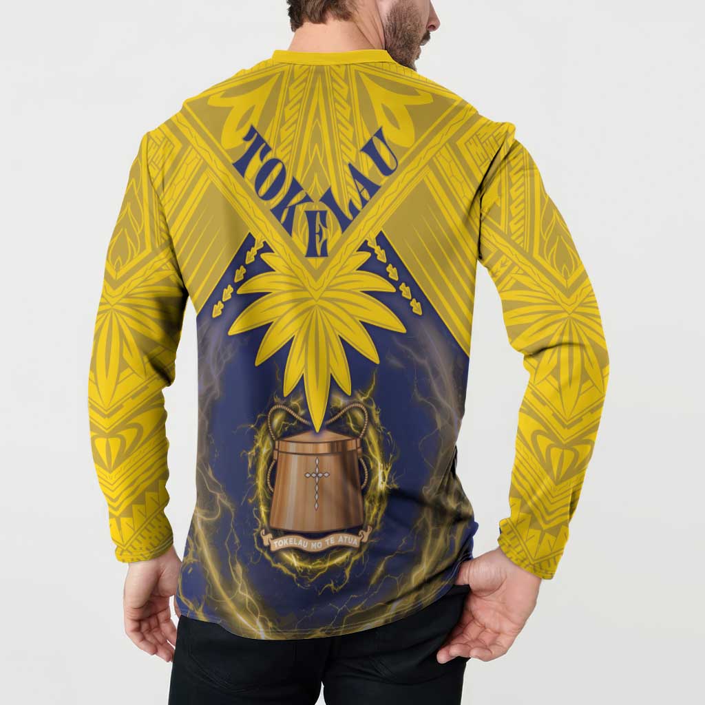 Tokelau Tokehega Day Button Sweatshirt National Badge Special Style - Polynesian Pride