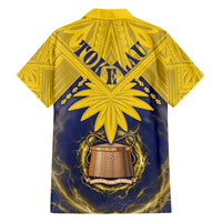 Tokelau Tokehega Day Family Matching Tank Maxi Dress and Hawaiian Shirt National Badge Special Style LT05 - Polynesian Pride