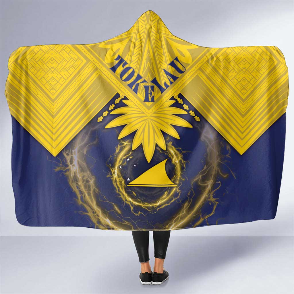 Tokelau Tokehega Day Hooded Blanket National Badge Special Style LT05 One Size Yellow - Polynesian Pride