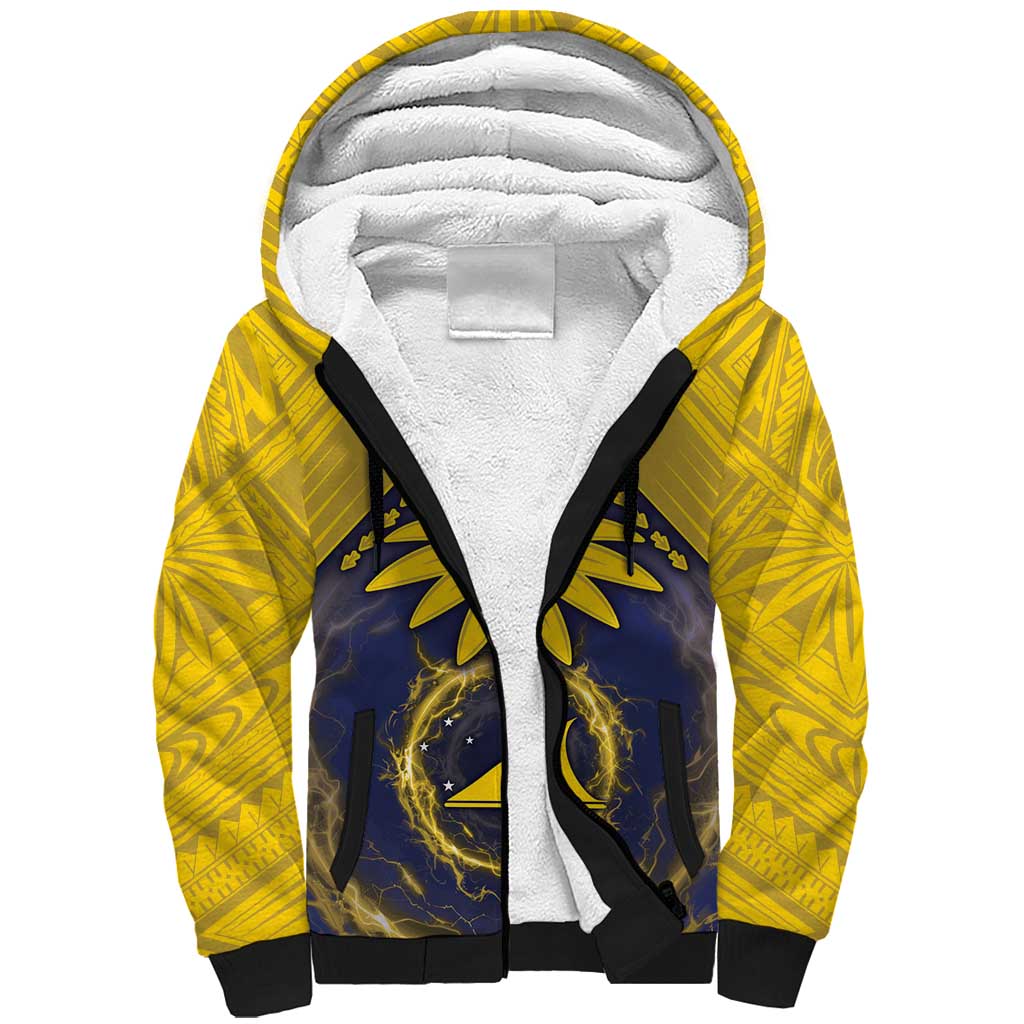 Tokelau Tokehega Day Sherpa Hoodie National Badge Special Style - Polynesian Pride