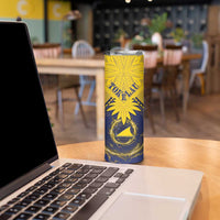 Tokelau Tokehega Day Skinny Tumbler National Badge Special Style - Polynesian Pride