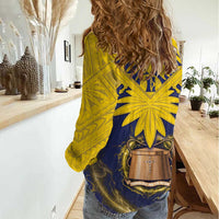 Tokelau Tokehega Day Women Casual Shirt National Badge Special Style - Polynesian Pride