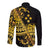 Kosrae Liberation Day Long Sleeve Button Shirt Polynesian Floral Tattoo - Polynesian Pride