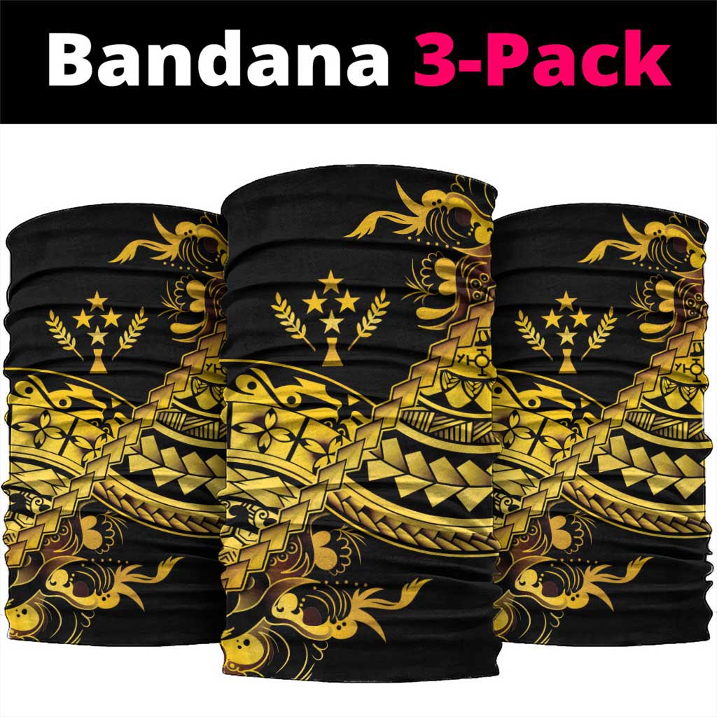 Kosrae Liberation Day Neck Gaiter Polynesian Floral Tattoo LT05