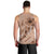 Hawaii Brown Hibiscus Pikake Lei Men Tank Top - Polynesian Pride