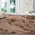 Hawaii Brown Hibiscus Pikake Lei Round Carpet - Polynesian Pride