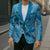 Hawaii Blue Hibiscus Pikake Lei Blazer - Polynesian Pride