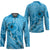 Hawaii Blue Hibiscus Pikake Lei Hockey Jersey - Polynesian Pride