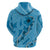 Hawaii Blue Hibiscus Pikake Lei Hoodie - Polynesian Pride