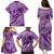 Hawaii Violet Hibiscus Pikake Lei Family Matching Puletasi and Hawaiian Shirt - Polynesian Pride