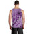 Hawaii Violet Hibiscus Pikake Lei Men Tank Top - Polynesian Pride