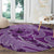 Hawaii Violet Hibiscus Pikake Lei Round Carpet - Polynesian Pride