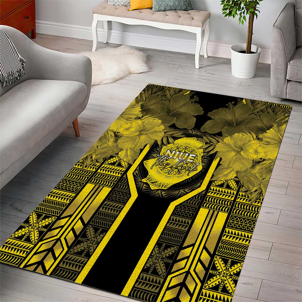 Niue The Rock Area Rug The Island Of The Uga LT05 - Polynesian Pride
