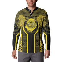 Niue The Rock Button Sweatshirt The Island Of The Uga - Polynesian Pride