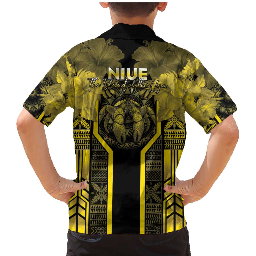Niue The Rock Family Matching Mermaid Dress and Hawaiian Shirt The Island Of The Uga LT05 - Polynesian Pride