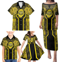 Niue The Rock Family Matching Puletasi and Hawaiian Shirt The Island Of The Uga LT05 - Polynesian Pride