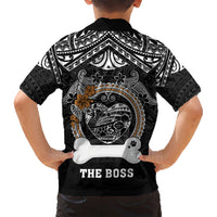 personalized-pitbull-dog-kid-hawaiian-shirt-with-polynesian-heart-name-tags