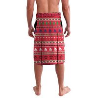 Guam Christmas Lavalava Felis Nabidat Guaman Seal With Poinsettia