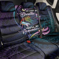 Polynesia Memorial Back Car Seat Cover Always Remembered Dragonfly Polynesian Style LT05 - Polynesian Pride
