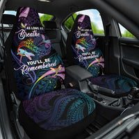 Polynesia Memorial Car Seat Cover Always Remembered Dragonfly Polynesian Style LT05 One Size Colorful - Polynesian Pride