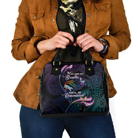 Polynesia Memorial Shoulder Handbag Always Remembered Dragonfly Polynesian Style LT05 - Polynesian Pride
