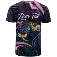 Personalised Polynesia Memorial T Shirt Always Remembered Dragonfly Polynesian Style