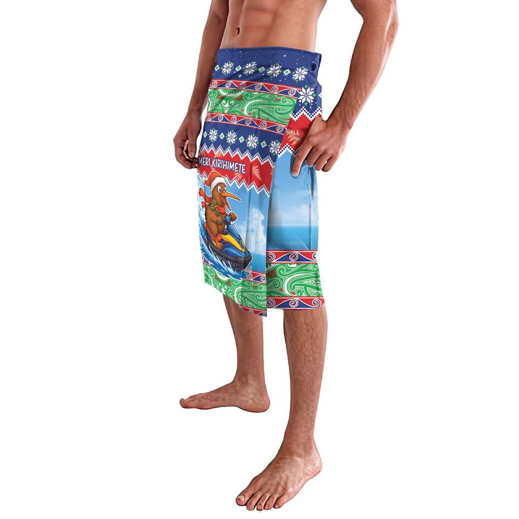 New Zealand Christmas Lavalava Funny Jet Ride Kiwi Xmas - Polynesian Pride