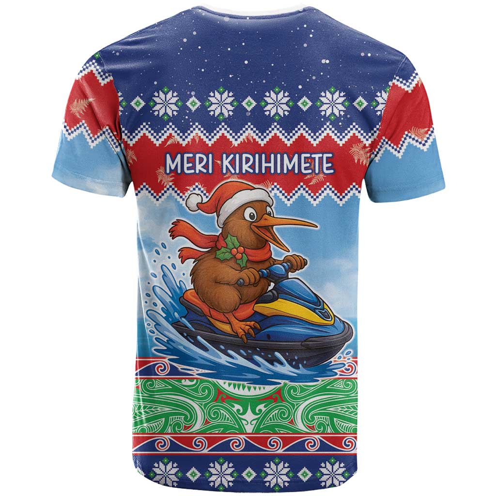 New Zealand Christmas T Shirt Funny Jet Ride Kiwi Xmas - Polynesian Pride