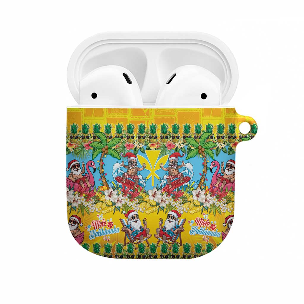 Hawaii Christmas AirPods Case Mele Kalikimaka Tropical Vibes - Polynesian Pride