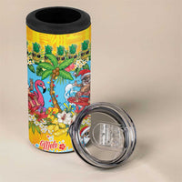 Hawaii Christmas 4 in 1 Can Cooler Tumbler Mele Kalikimaka Tropical Vibes - Polynesian Pride