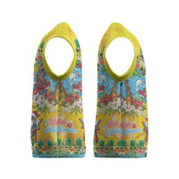 Hawaii Christmas Knitted V-Neck Vest Mele Kalikimaka Tropical Vibes LT05 - Polynesian Pride