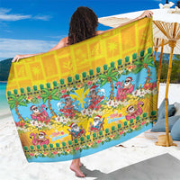 Hawaii Christmas Sarong Mele Kalikimaka Tropical Vibes - Polynesian Pride