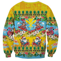 Hawaii Christmas Sweatshirt Mele Kalikimaka Tropical Vibes - Polynesian Pride
