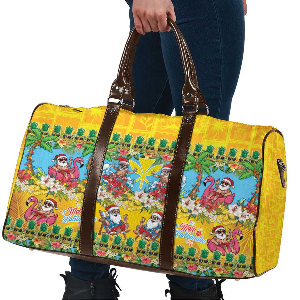 Hawaii Christmas Travel Bag Mele Kalikimaka Tropical Vibes - Polynesian Pride