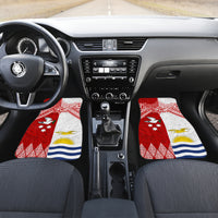 Personalised Tonga And Kiribati Car Mats Coat Of Arms Polynesian Pattern LT05 - Polynesian Pride