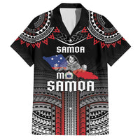 Personalised Samoa Black Saturday Family Matching Tank Maxi Dress and Hawaiian Shirt Samoan Warrior Tribal Pattern