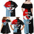 Personalised West Papua Family Matching Off Shoulder Maxi Dress and Hawaiian Shirt Polynesian Pattern With Coat Of Arms LT05 - Polynesian Pride