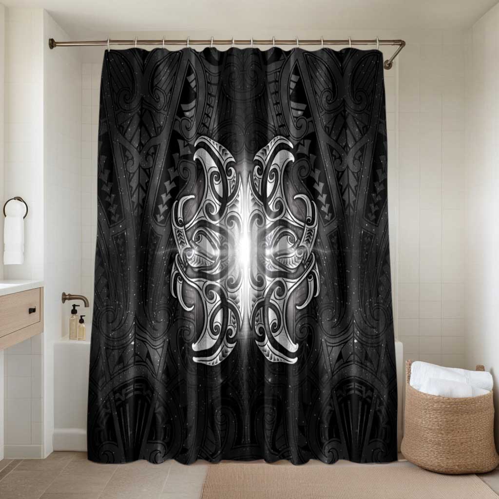 New Zealand Matariki Bathroom Set Maori Moko Black Galaxy