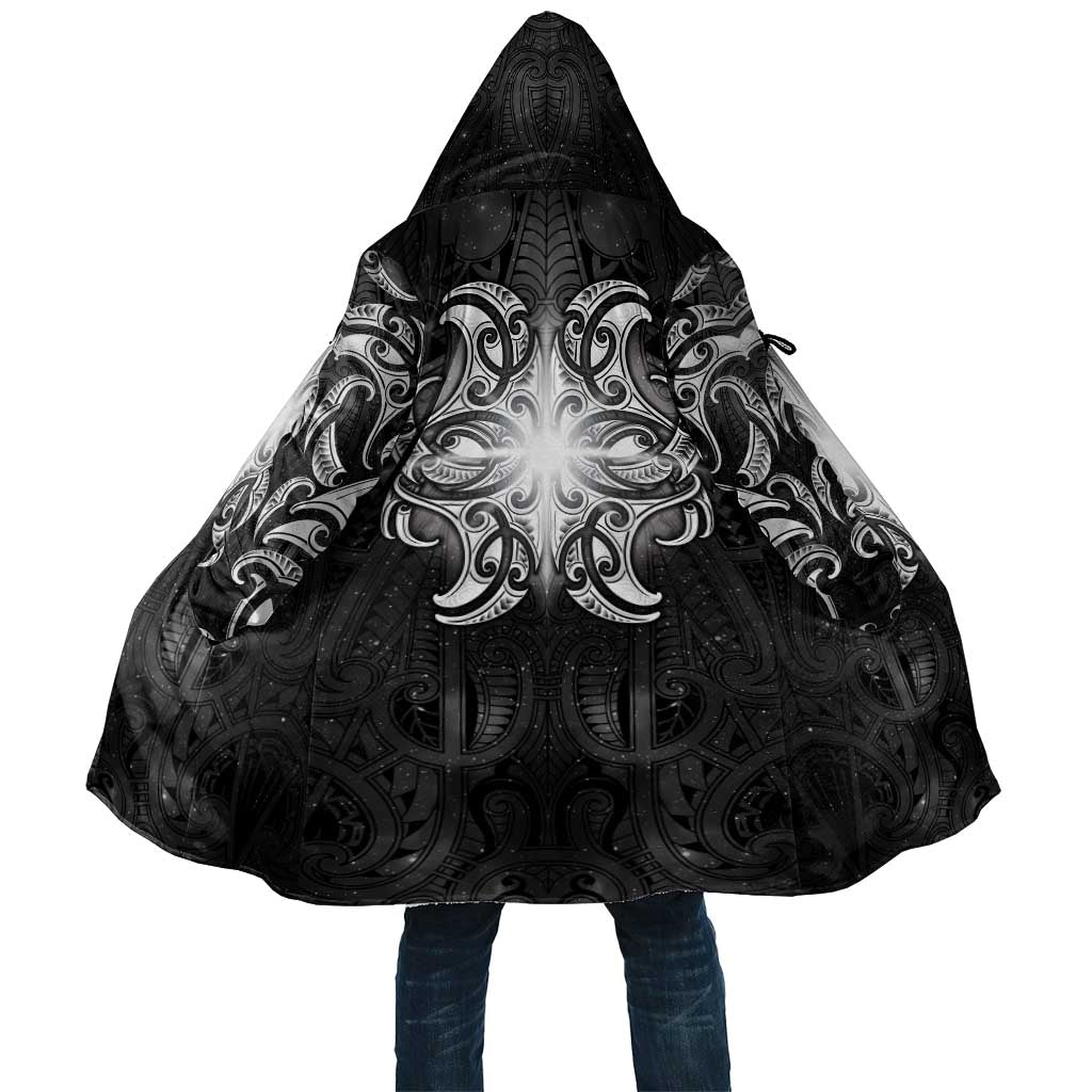 New Zealand Matariki Cloak Maori Moko Black Galaxy