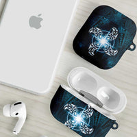 New Zealand Matariki Waita AirPods Case Maori Moko Dark Blue Galaxy