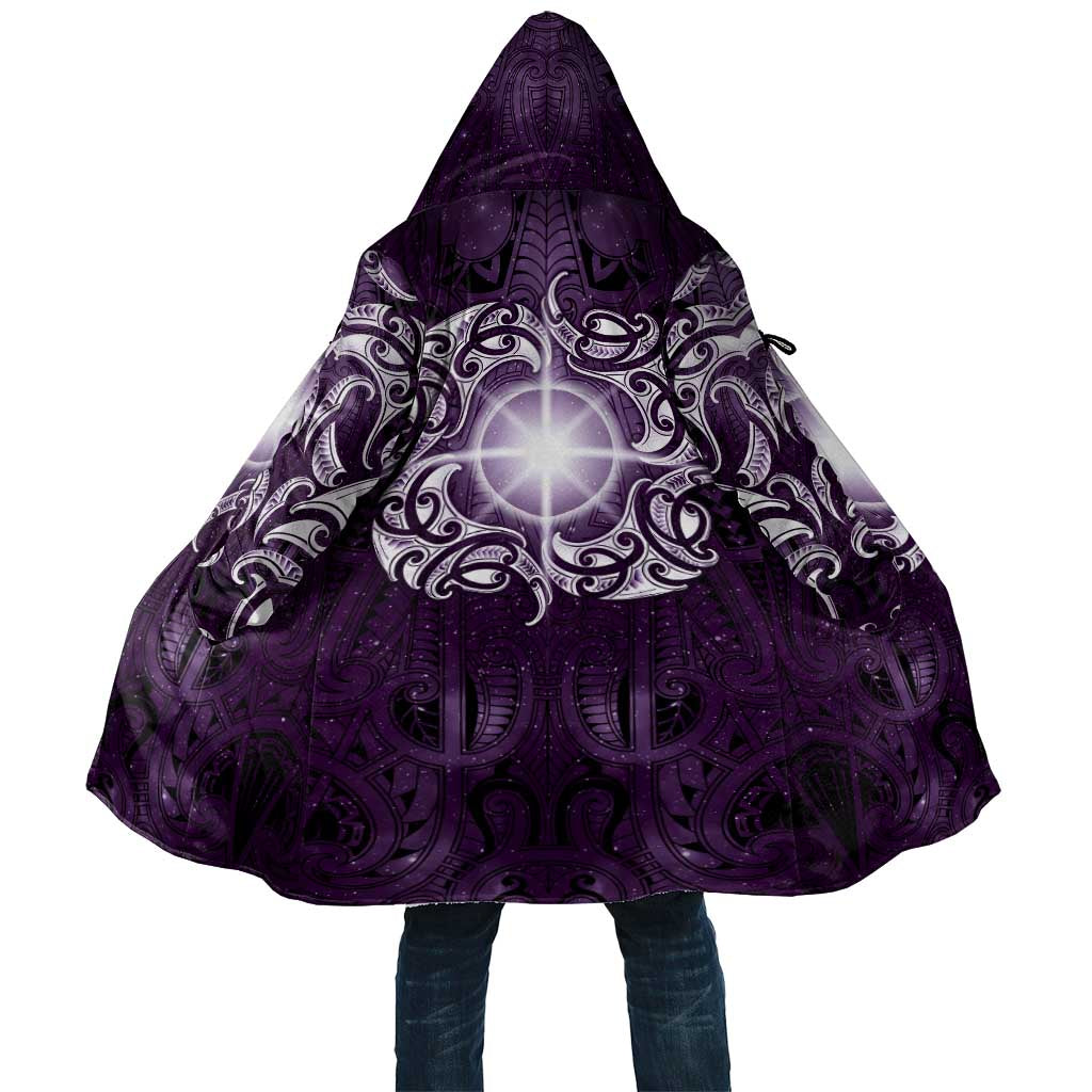 New Zealand Matariki Waipunarangi Cloak Maori Moko Purple Galaxy
