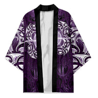 New Zealand Matariki Waipunarangi Kimono Maori Moko Purple Galaxy