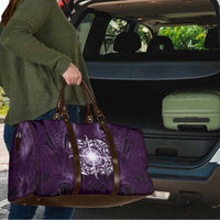 New Zealand Matariki Waipunarangi Travel Bag Maori Moko Purple Galaxy