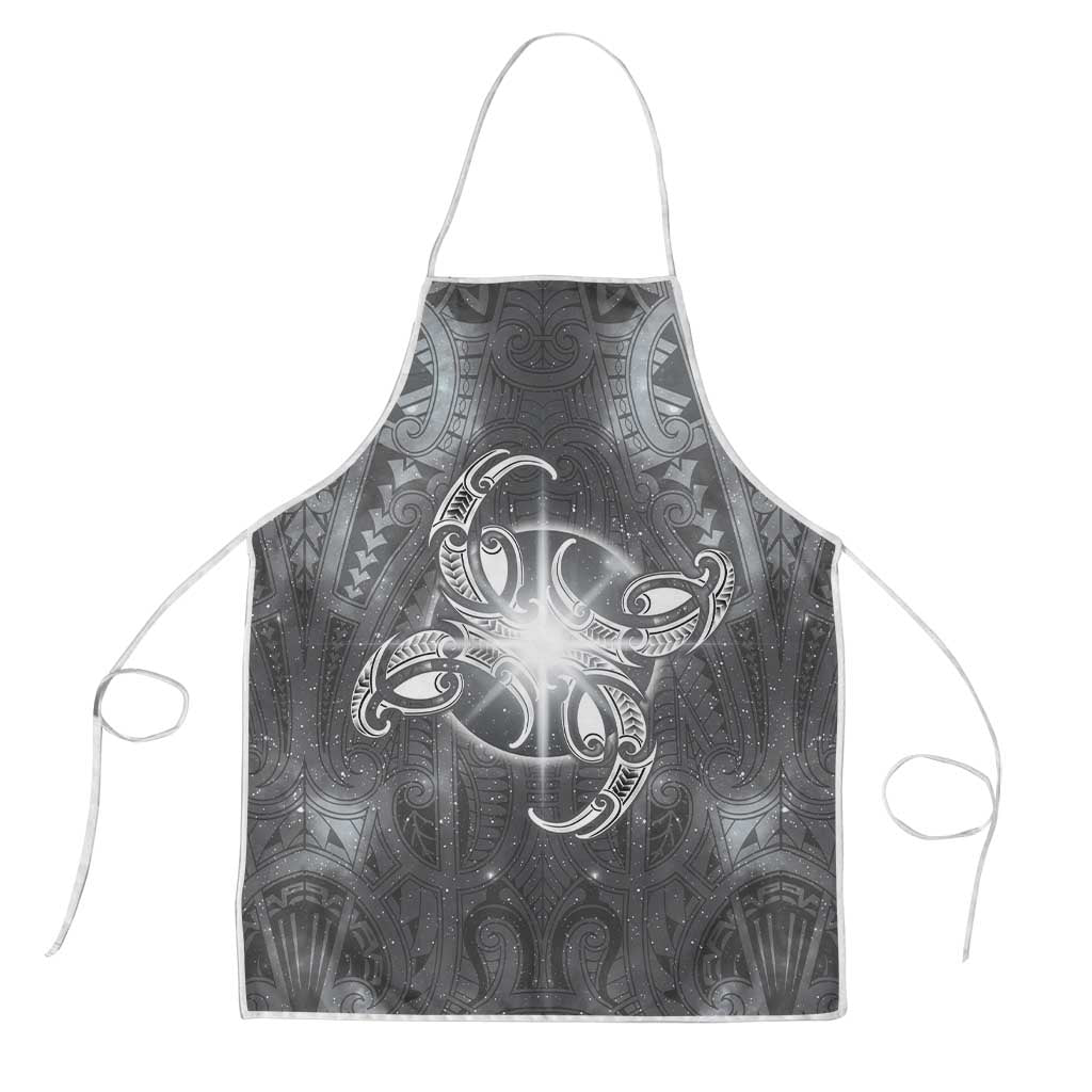 New Zealand Matariki Ururangi Apron Maori Moko Grey Galaxy