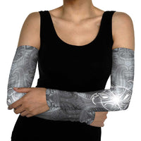 New Zealand Matariki Ururangi Arm Sleeves Maori Moko Grey Galaxy