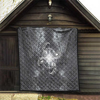 New Zealand Matariki Ururangi Quilt Maori Moko Grey Galaxy LT05 - Polynesian Pride
