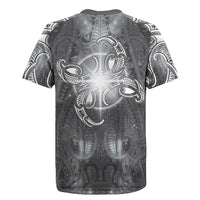 New Zealand Matariki Ururangi Rugby Jersey Maori Moko Grey Galaxy