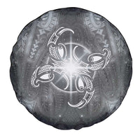 New Zealand Matariki Ururangi Spare Tire Cover Maori Moko Grey Galaxy