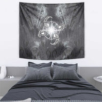 New Zealand Matariki Ururangi Tapestry Maori Moko Grey Galaxy