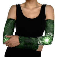 New Zealand Matariki Tupuarangi Arm Sleeves Maori Moko Green Galaxy